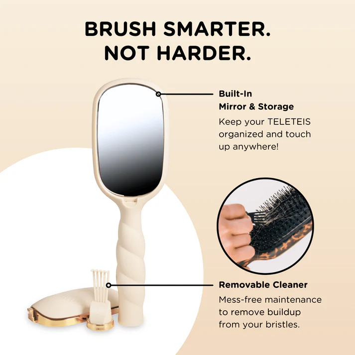 TELETIE Boar Bristle Hair Brush