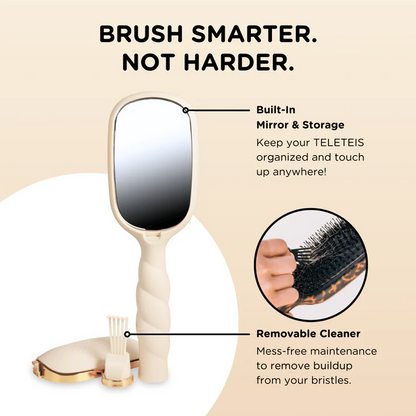 TELETIE Boar Bristle Hair Brush