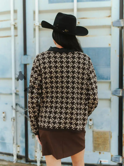 "Uptown Pony" Button Up Cardigan