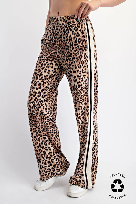 "Stay Wild" Leopard Print Pants