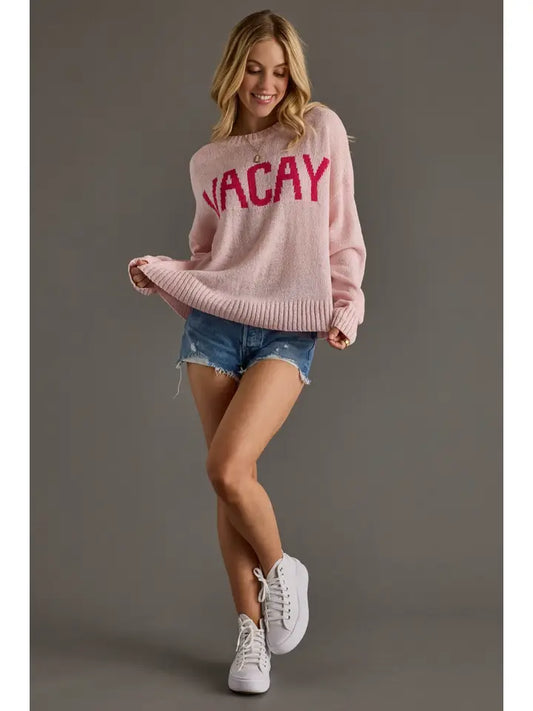 "VACAY" Summer Sweater