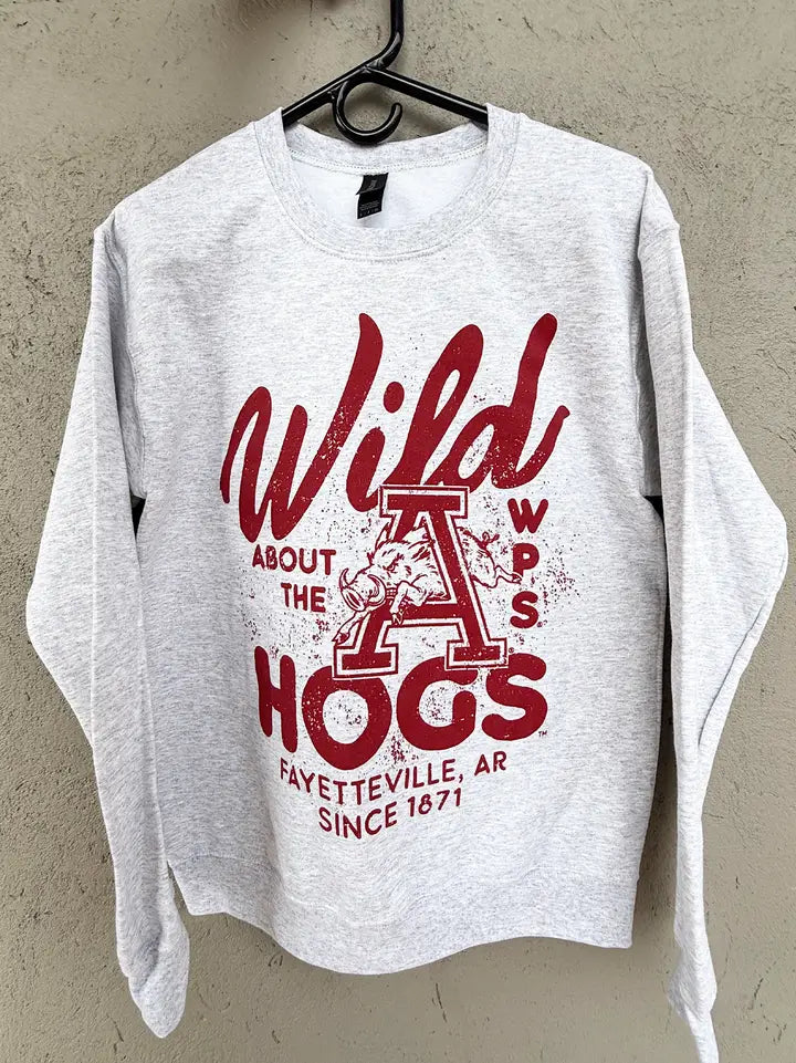 Wild about the Hogs Sweatshirt