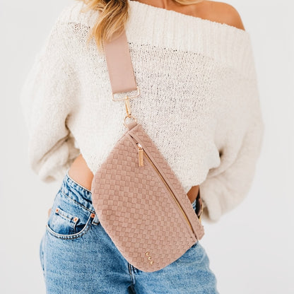Suede Westlyn Woven Bum Bag