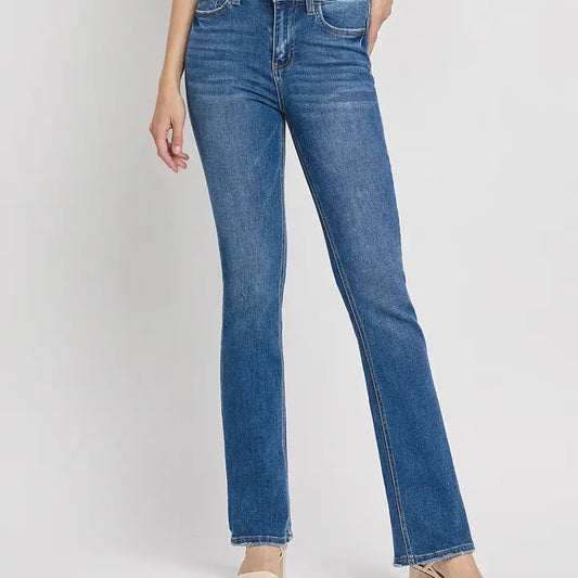 VERVET High Rise Stretch Slim Bootcut Jeans