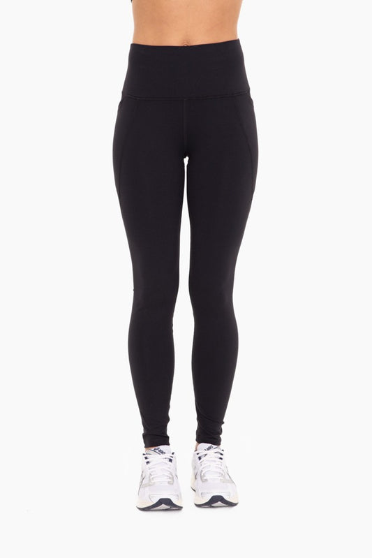 MONO B Tapered Band Essential Solid 27" Legging