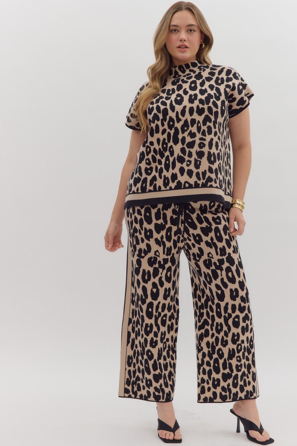 "Jackie O" Leopard Sweater Set (multiple colors)