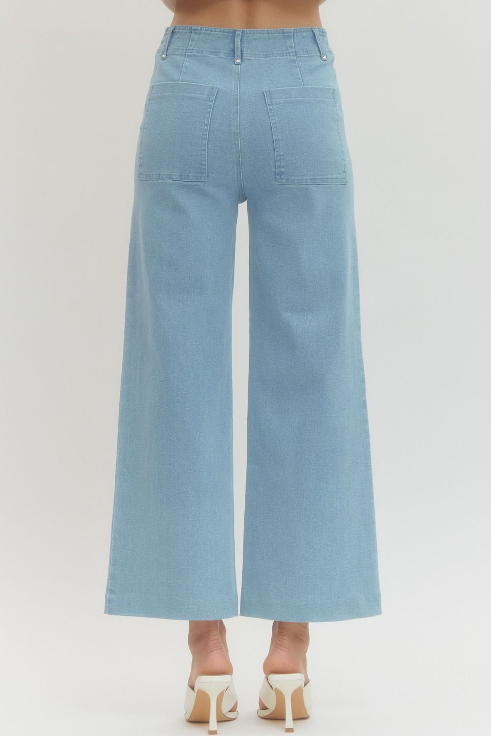"Busy Woman" Tapered Denim Pants (Multiple Colors)