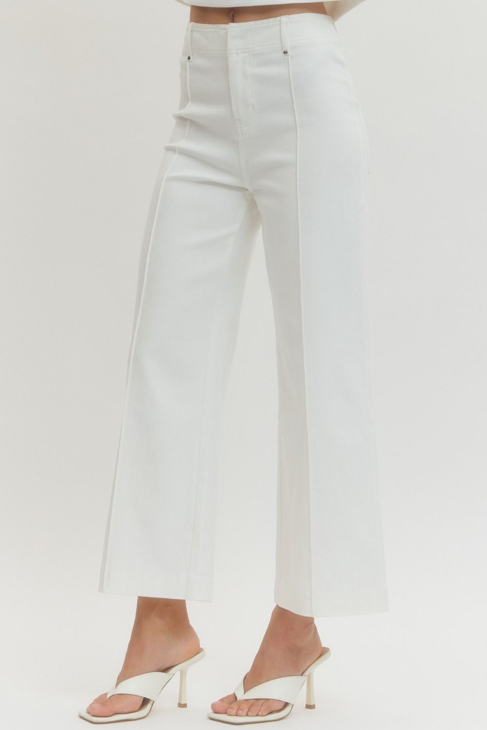 "Busy Woman" Tapered Denim Pants (Multiple Colors)