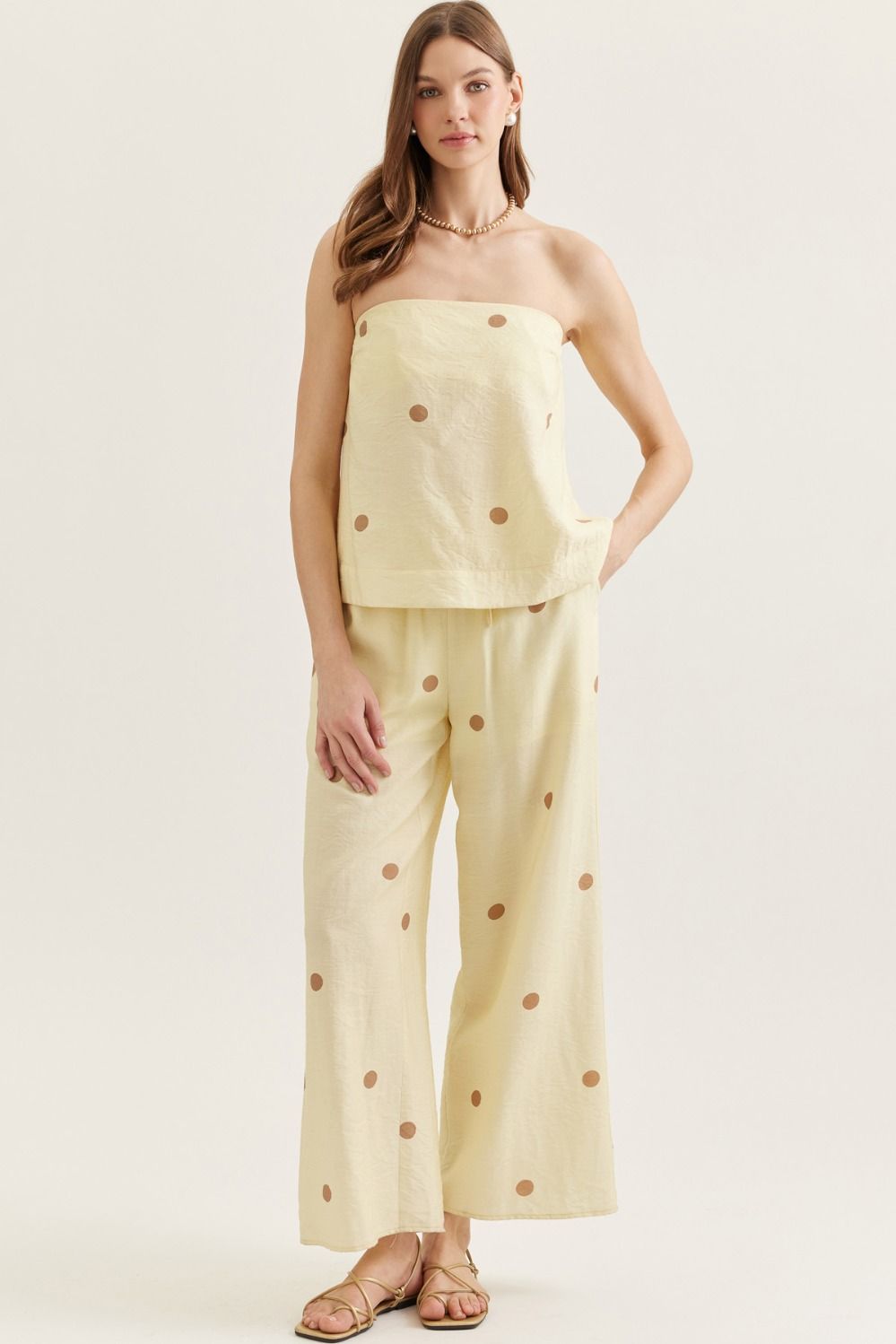 "Daisy" Polka Dot Set