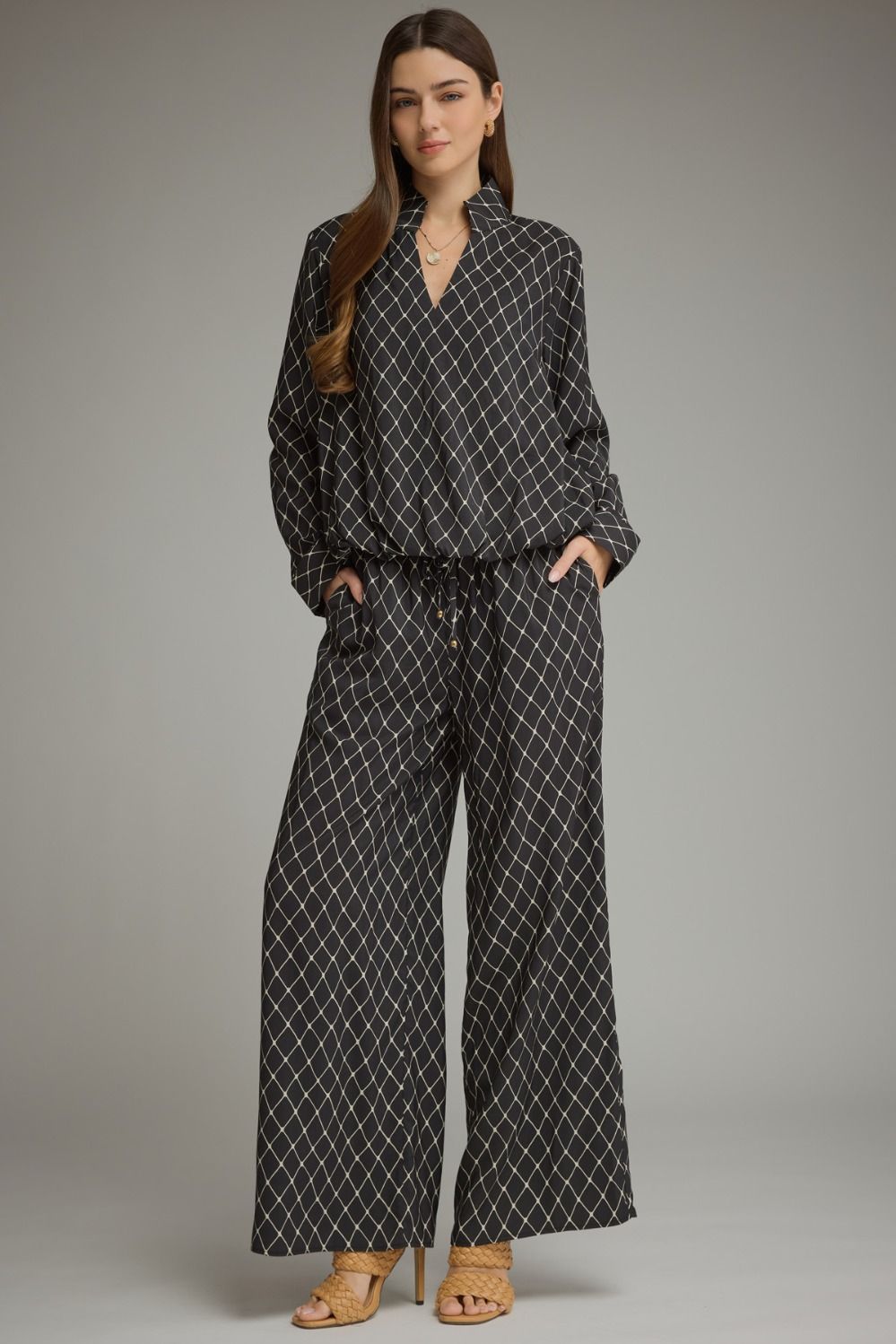 "Ameila" Geometric Print Set