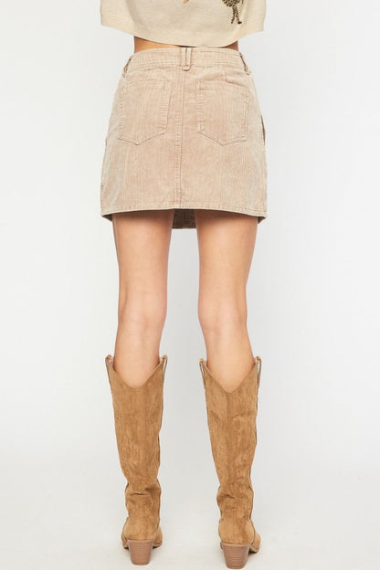 Corduroy Mini Skirt