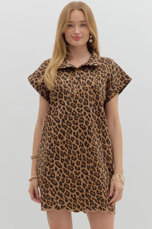 "Sable" Leopard Dress