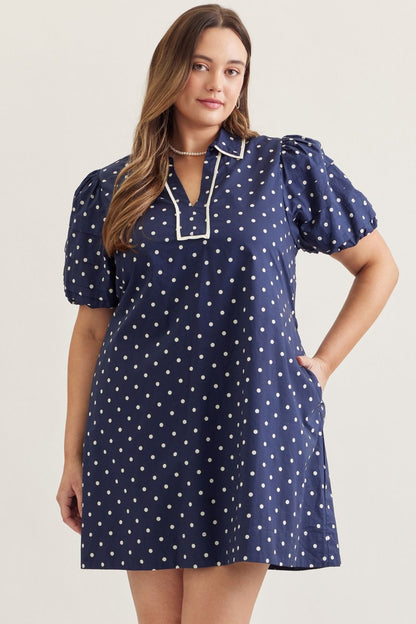 "Rubi" Polka Dot Mini Dress