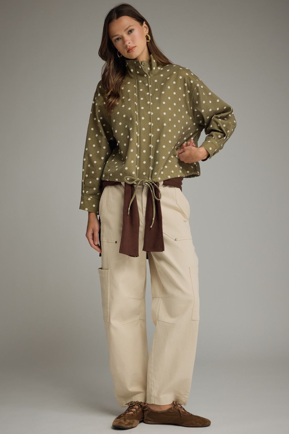 "Jennifer" Polka Dot Jacket