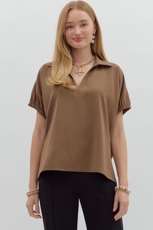"Juno" V-Neck Top (Multiple colors)