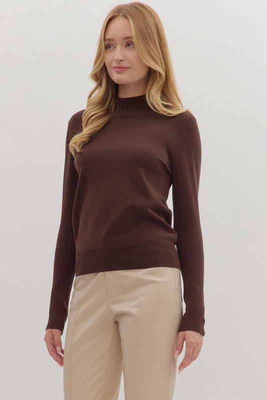 "Charley" Gold Button Long Sleeve