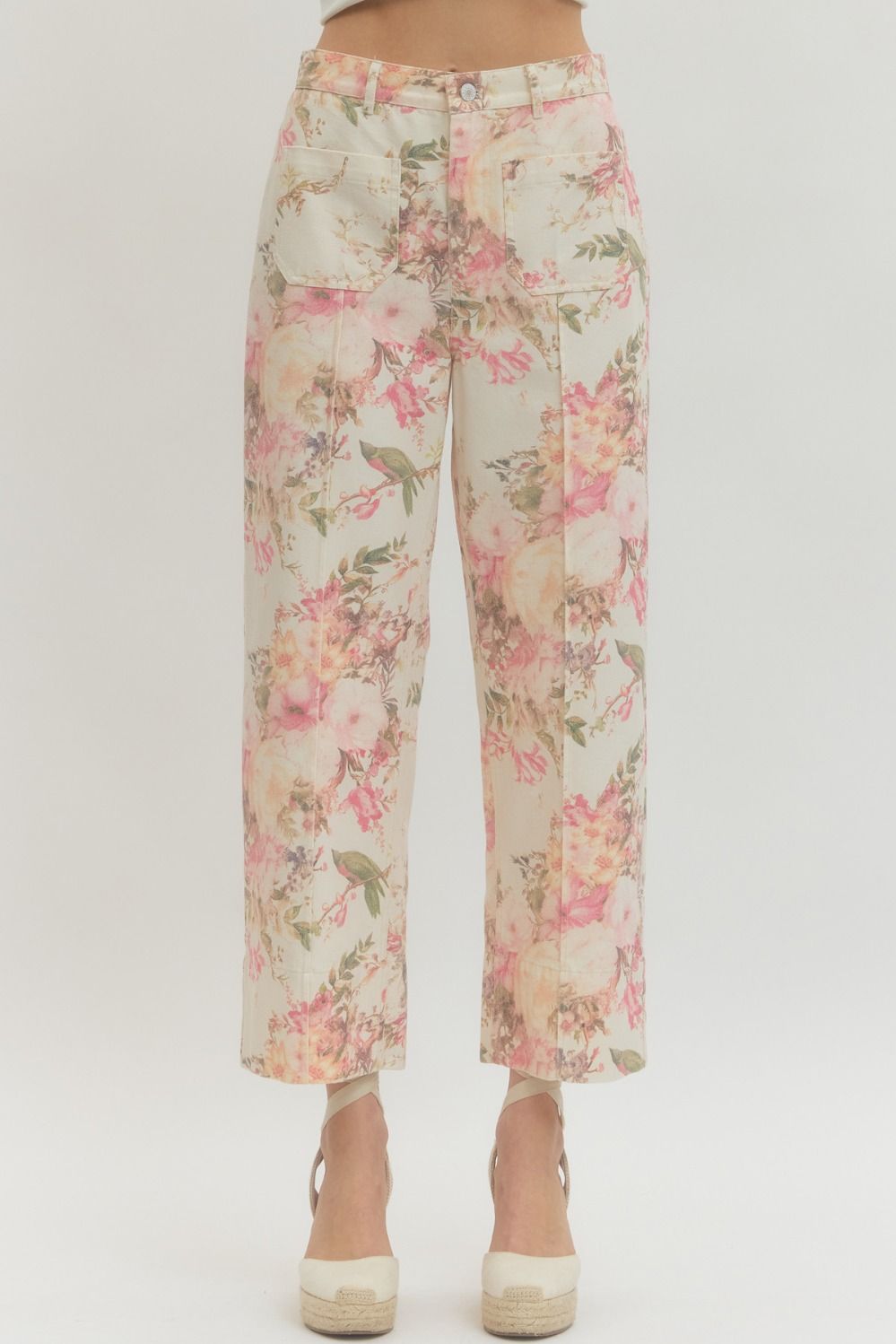 "Jill" Floral Pants