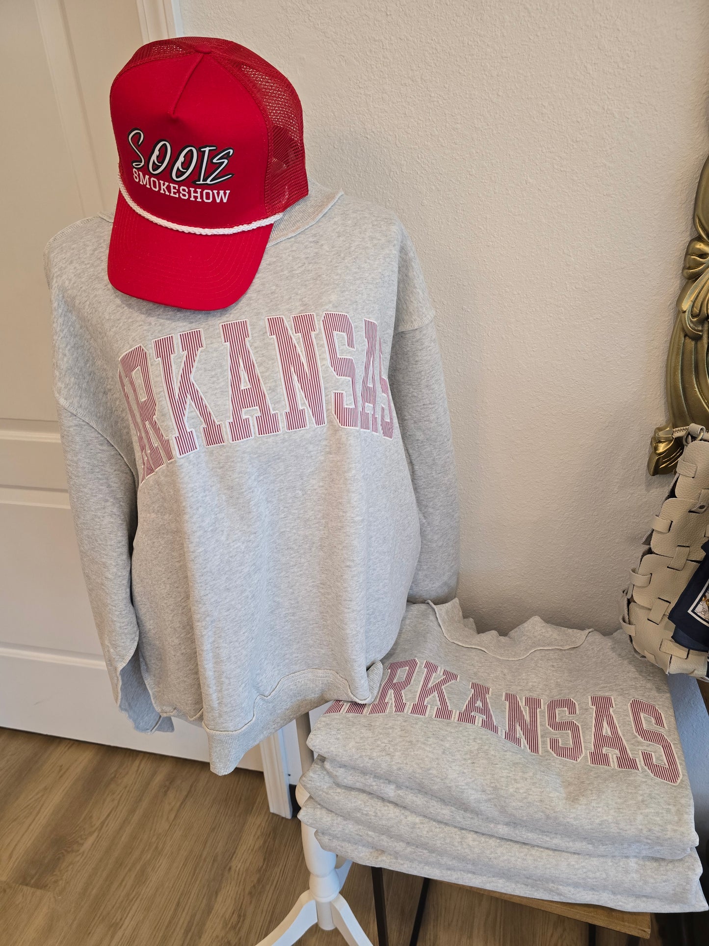 Arkansas Mock Neck Sweatshirt