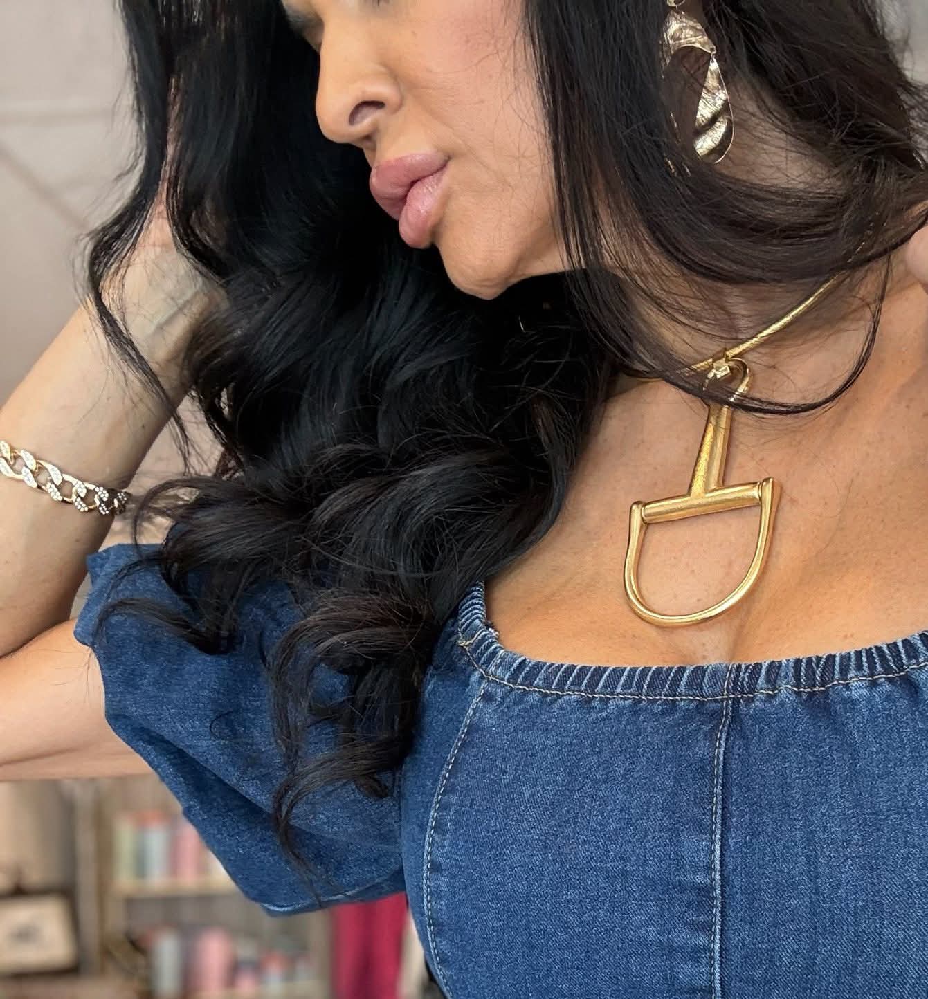 Yochi Large Bit Necklace