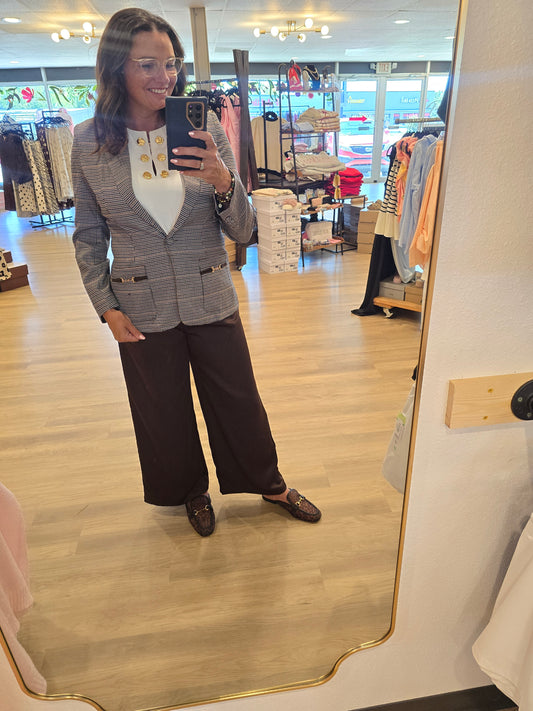"Justine" Satin Pants