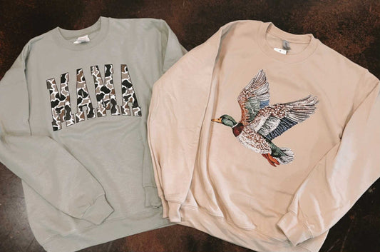 "Daisy" Blingy Duck Sweatshirt