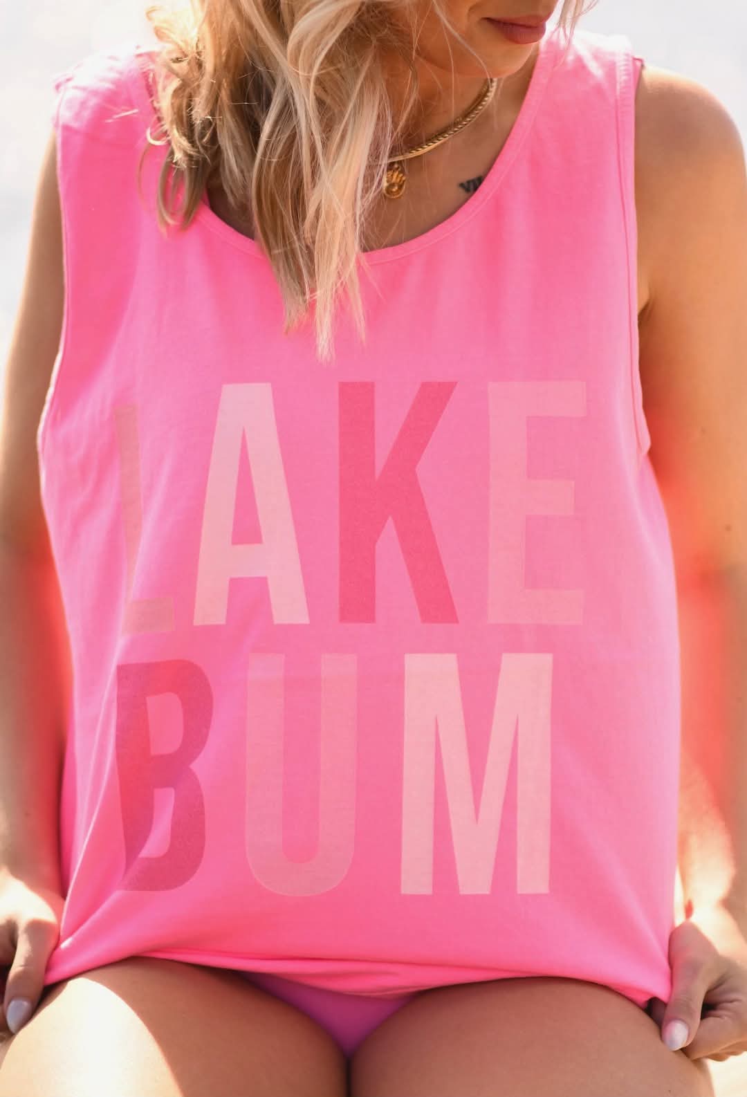 LAKE BUM Comfort Colors Tank Top (multiple colors)