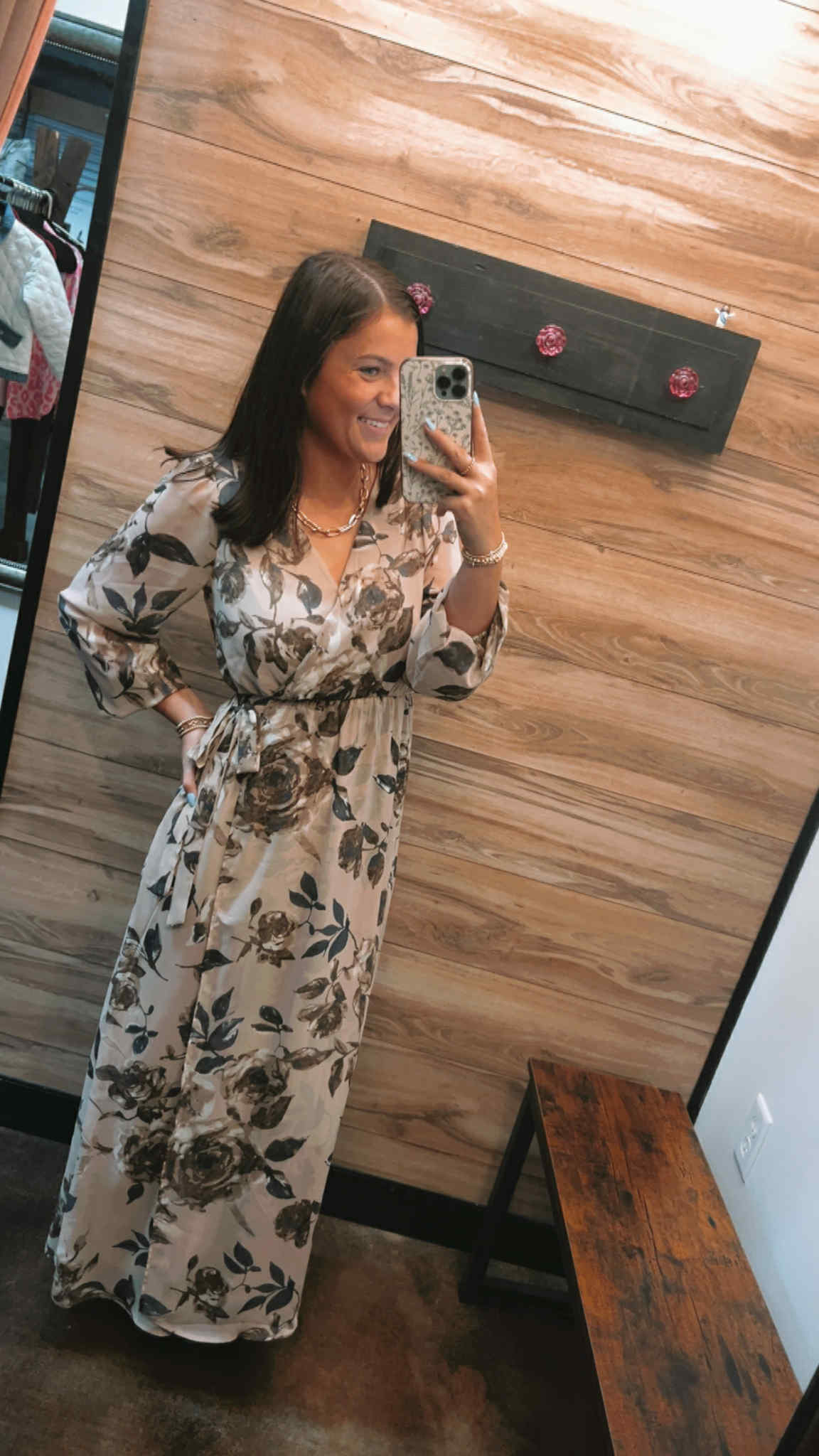 "Monica" Floral Maxi Dress