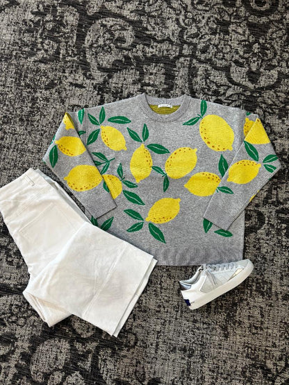 Sunny Squeeze Lemon Sweater