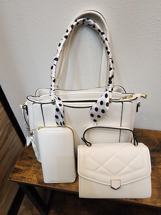 Dalmation 3 piece tote set