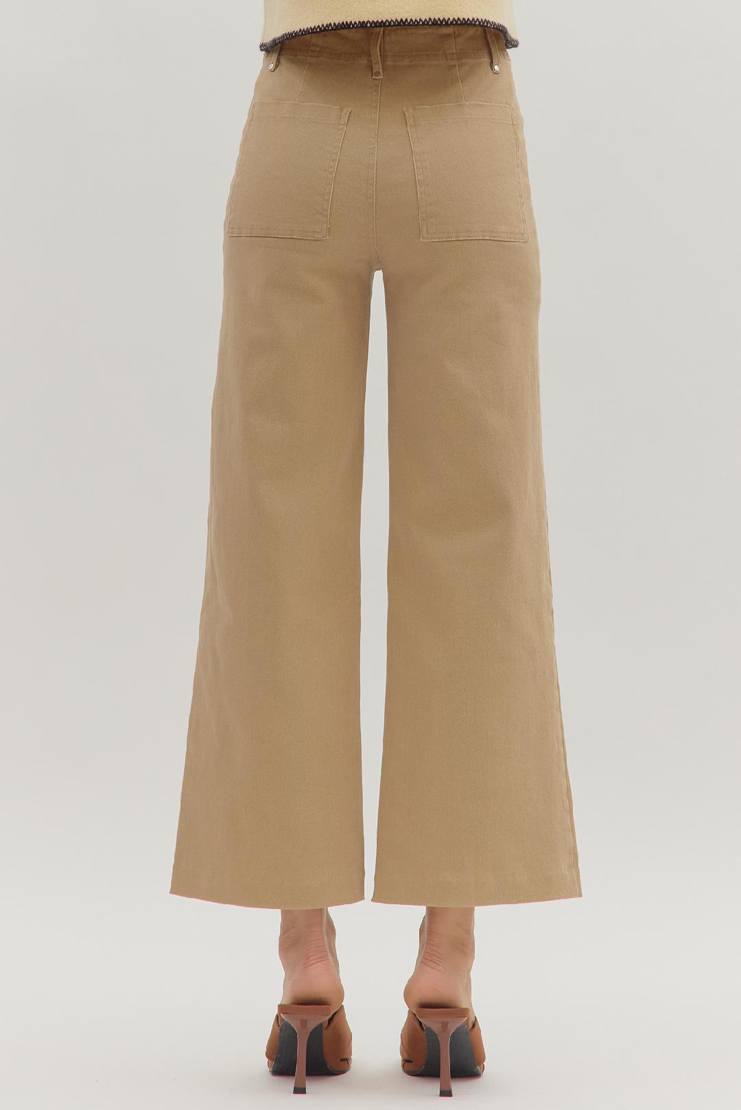 "Busy Woman" Tapered Denim Pants