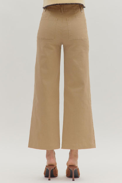 "Busy Woman" Tapered Denim Pants (Multiple Colors)