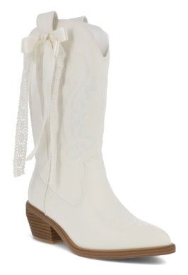 MIA "Lucilla" Cowgirl Ribbon Boots