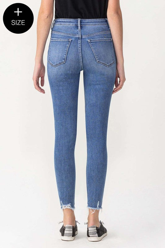 Vervet High Rise Crop Skinny Jeans